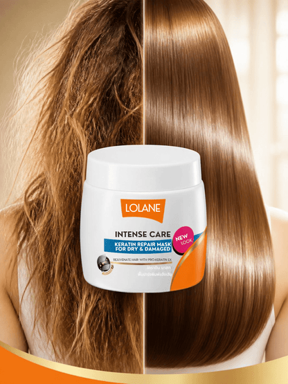 Lolane Intense Care Keratin Repair Mask for dry and damaged hair, product image 2