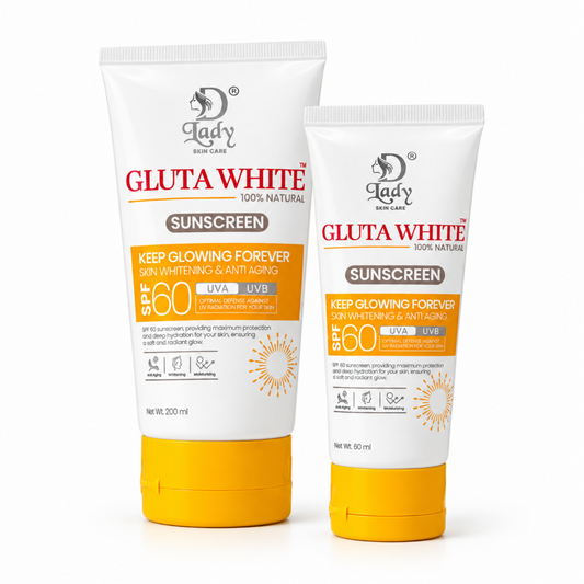 D Lady Gluta White Sunscreen SPF 60