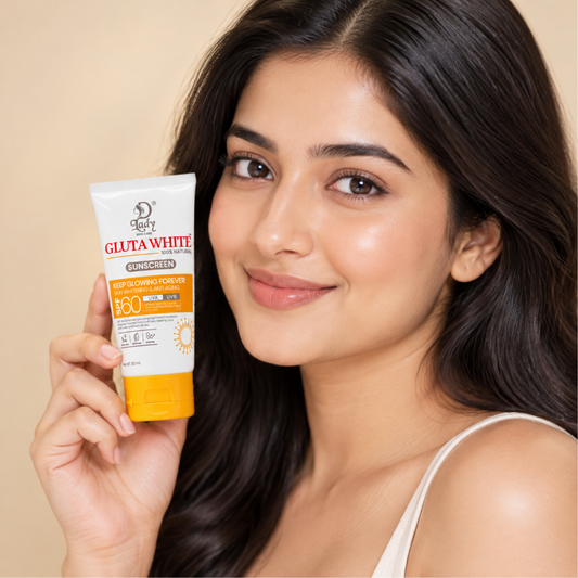 D Lady Gluta White Sunscreen SPF 60