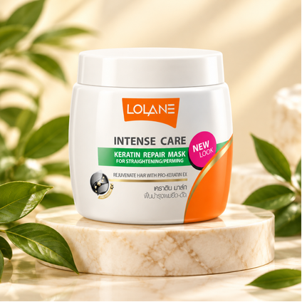 Lolane Intense Care Keratin Repair Mask for Straightening & Perming – 200g
